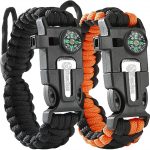 Atomic Bear Paracord Bracelet (2 Pack)