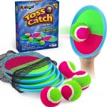 Ayeboovi Toss and Catch Ball Set Beach Toys Outdoor Games for Kids