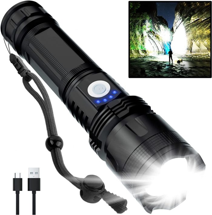 BERCOL Rechargeable LED Flashlights High Lumens - Image 1