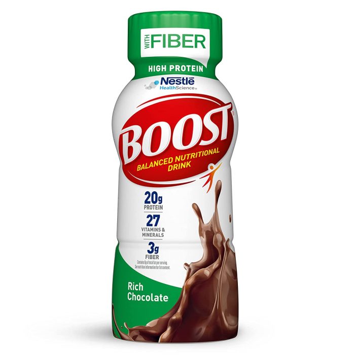 BOOST High Protein with Fiber Complete Nutritional Drink - Image 1
