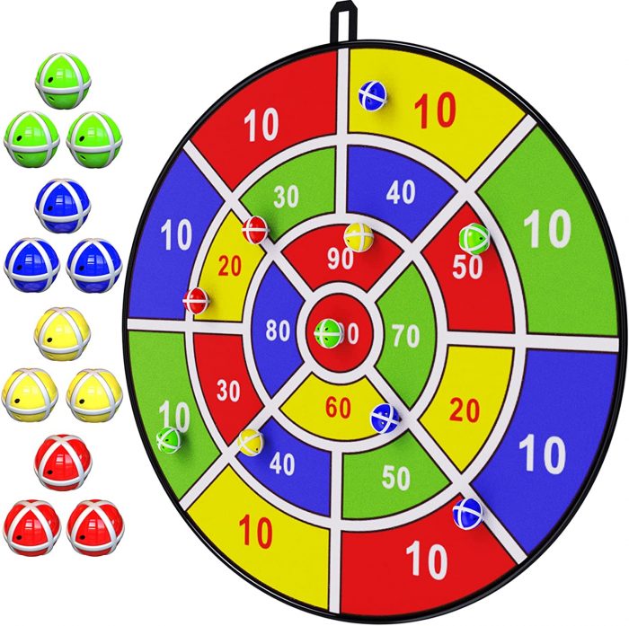BooTaa 29" Large Dart Board for Kids, Kids Dart Board with Sticky Balls - Image 1