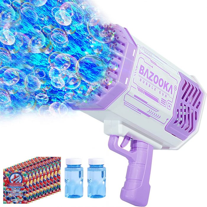 Bubble Machine Gun, 69 Holes Bubble Gun Bubbles Kids Toys - Image 1