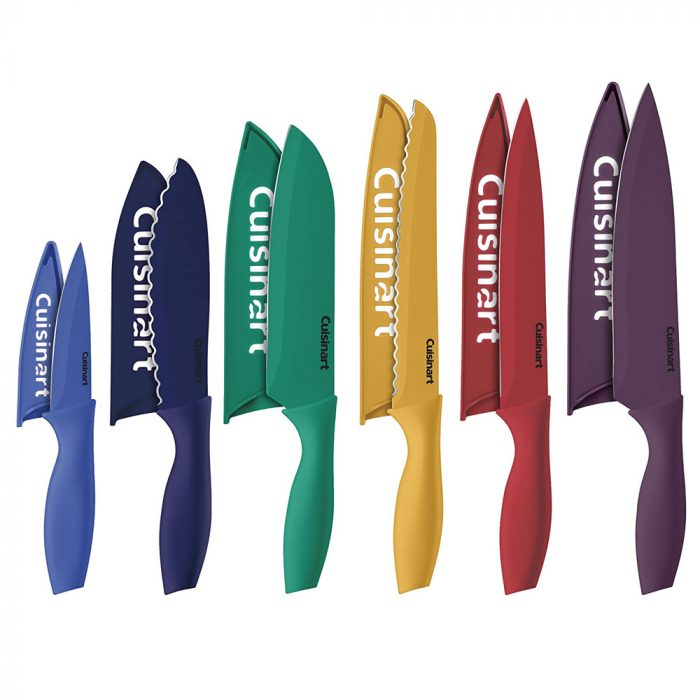 Cuisinart C55-12PCKSAM 12-Piece Ceramic Coated Stainless Steel Knives - Image 1