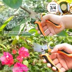 Garden Tool Set, CHRYZTAL Stainless Steel Heavy Duty Gardening Tool Set - Image 2