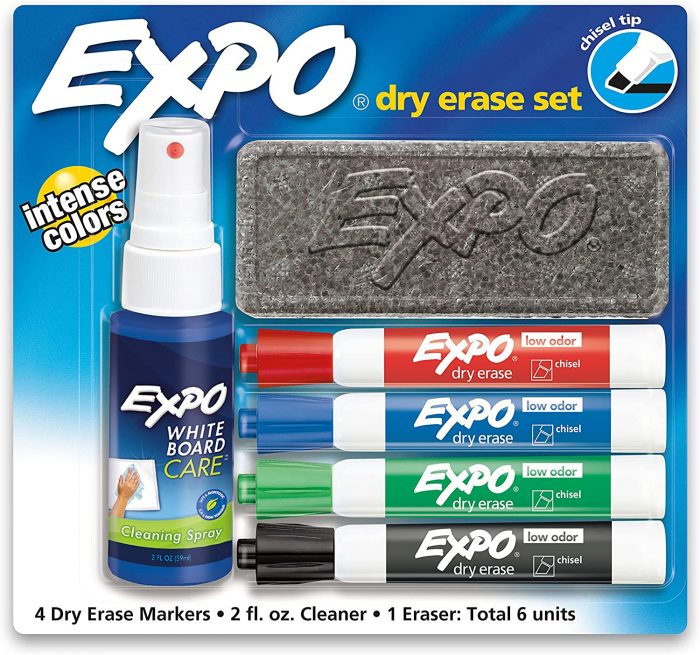 EXPO Low Odor Dry Erase Marker Starter Set - Image 1