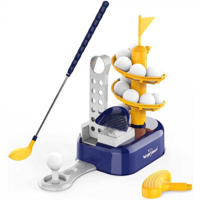 EagleStone Kids Golf Toys Set Outdoor Lawn Sport Toy with 15pcs Training Golf Balls - Image 1