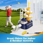 EagleStone Kids Golf Toys Set Outdoor Lawn Sport Toy with 15pcs Training Golf Balls - Image 2