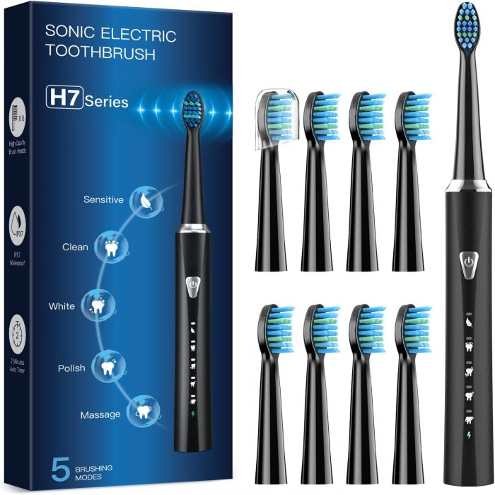 Electric Toothbrush Rechargeable Sonic Toothbrushes for Adults - Image 1
