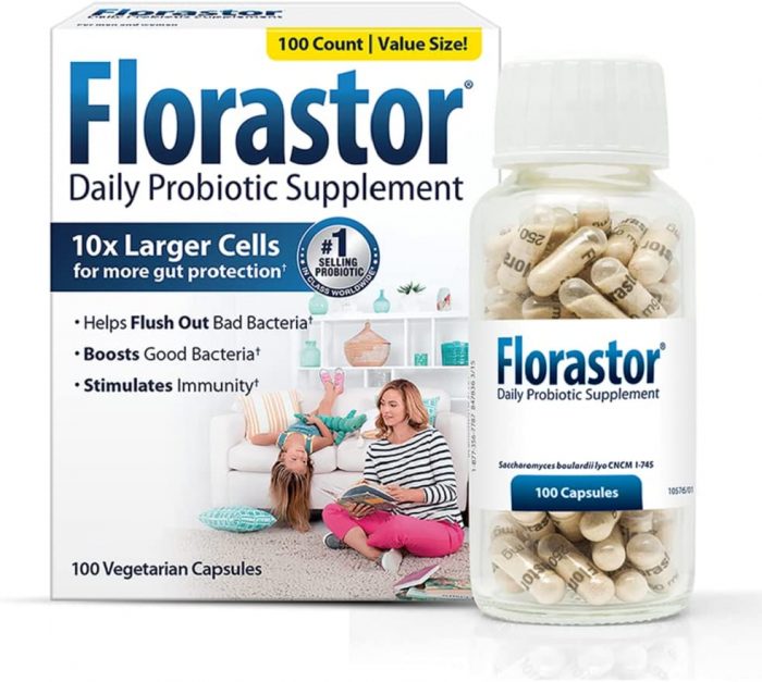 Florastor Daily Probiotic Supplement for Women and Men - Image 1
