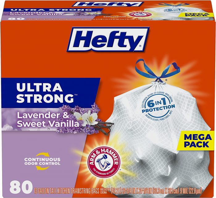 Hefty Ultra Strong Tall Kitchen Trash Bags - Image 1