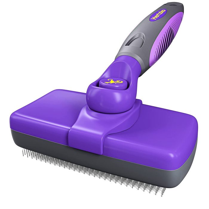 Hertzko Self-Cleaning Slicker Brush for Dogs - Image 1