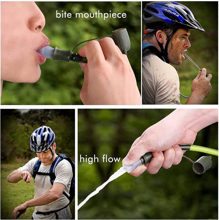 Hydration Bladder, 2L-3L Water Bladder for Hiking Backpack Leak Proof Water Reservoir Storage Bag - Image 2