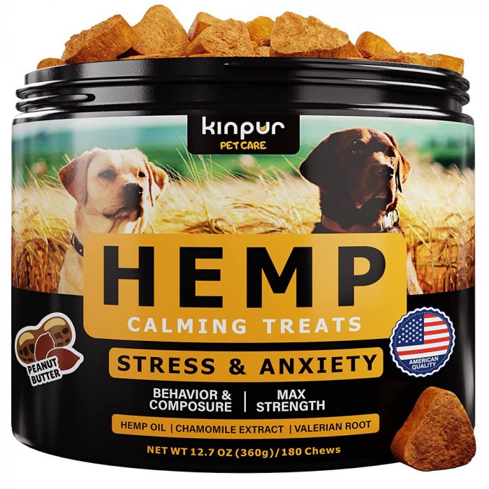 Kinpur Pet Care Calming Chews for Dogs with Hemp Oil - Image 1