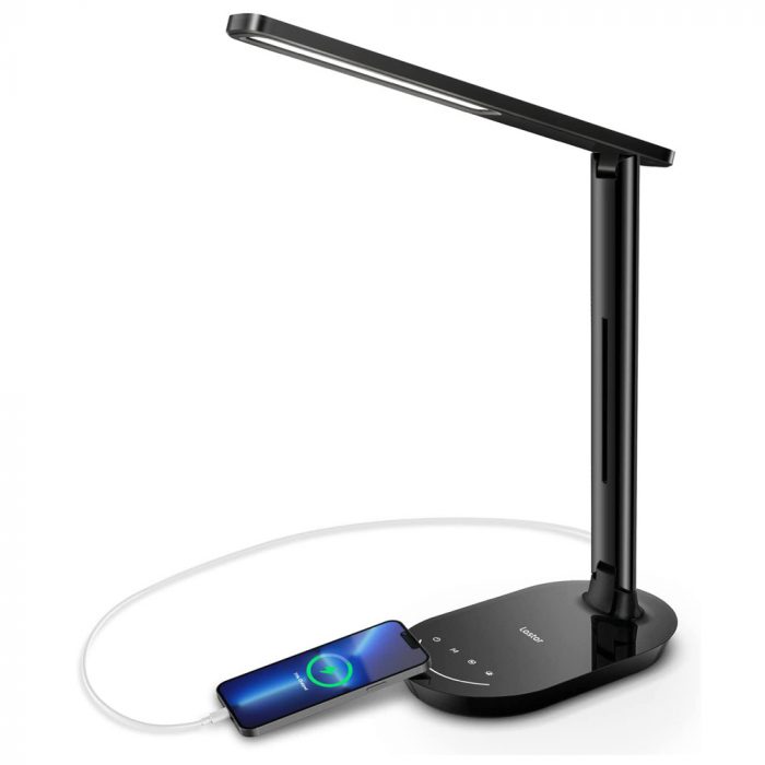 LASTAR LED Desk Lamp, Dimmable Eye-Protecting Table Lamps with Night Light - Image 1