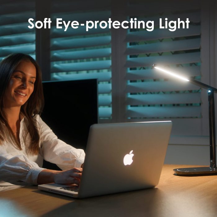 LASTAR LED Desk Lamp, Dimmable Eye-Protecting Table Lamps with Night Light - Image 2