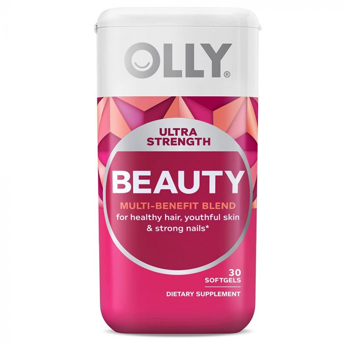 OLLY Ultra Strength Beauty Softgels, Healthy Hair, Skin and Nails - Image 1