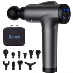 OLsky Massage Gun Deep Tissue, Handheld Electric Muscle Massager