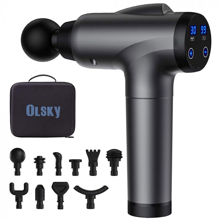 OLsky Massage Gun Deep Tissue, Handheld Electric Muscle Massager - Image 1