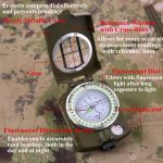 Compass, Sportneer Compass Survival Compass Hiking Lensatic Compass - Image 2
