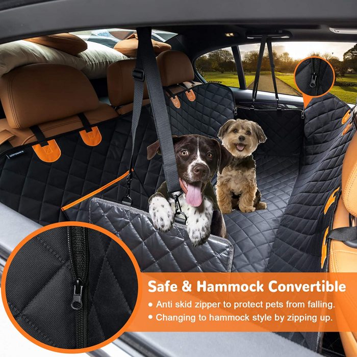 URPOWER Dog Seat Cover Car Seat Cover for Pets 100% Waterproof Pet Seat - Image 2