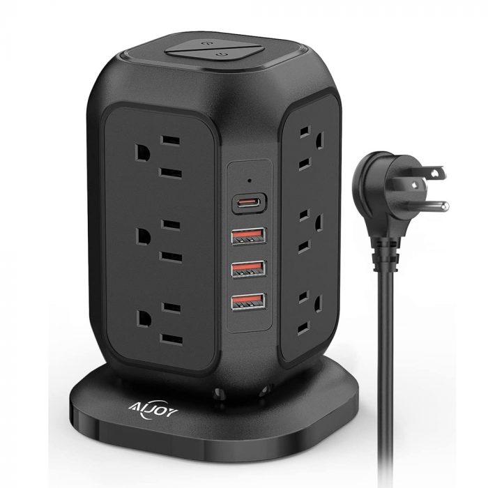 Power Strip with USB C Ports, AiJoy Surge Protector - Image 1