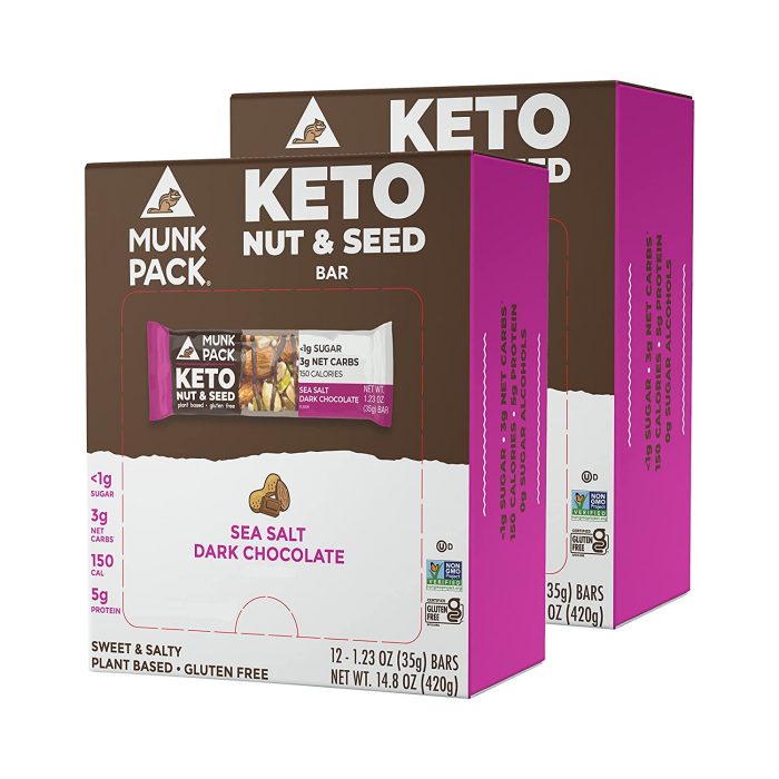 Nut & Seed Bar Sea Salt Dark Chocolate - Image 1