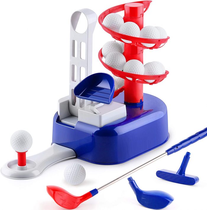 iPlay, iLearn Kids Golf Toys Set W/Left & Right Club Head - Image 1