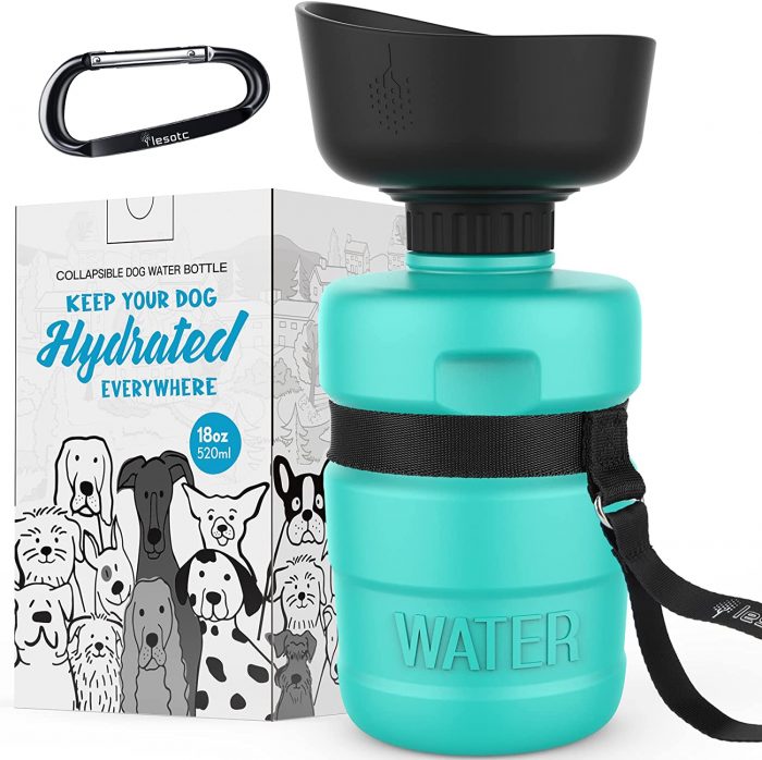 lesotc Upgraded Dog Water Bottle Foldable - Image 1